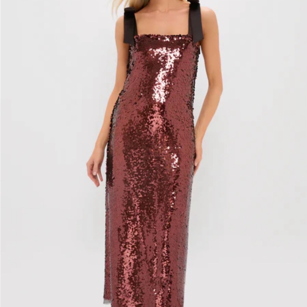 Tuckernuck Sequin Midi Dress - Brown